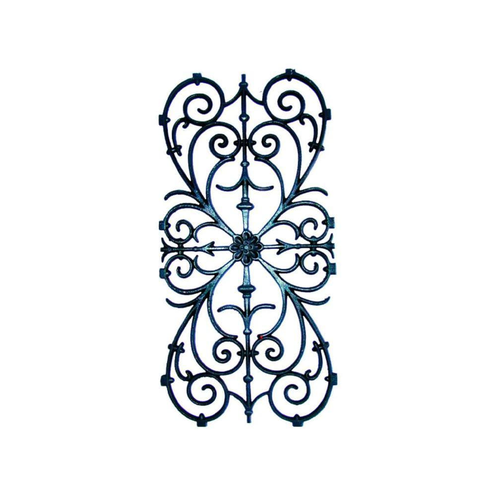 Grade de Ferro Fundido Ramada Grande Sacada Varanda 74x37cm