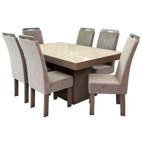 Conjunto Mesa de Jantar Adriana com 08 Cadeiras Adriana New - Sylvia Design