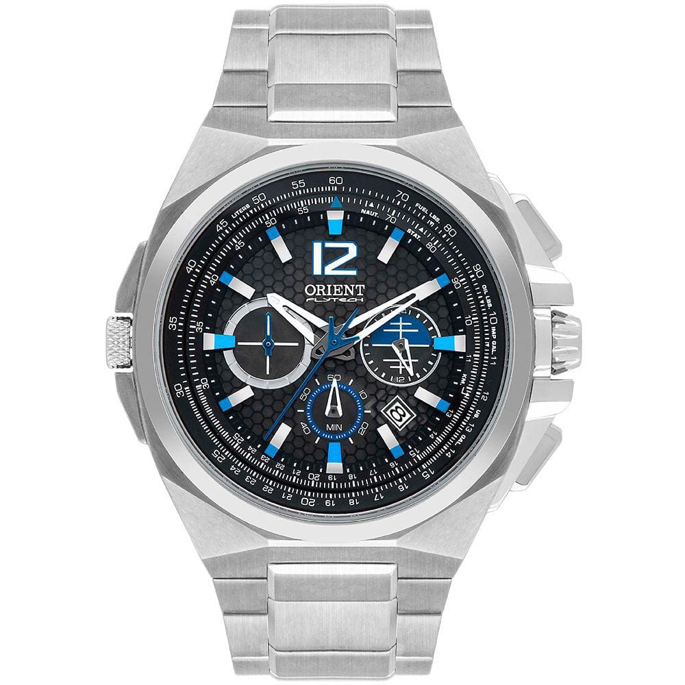 Relógio Orient Flytech Masculino Titânio Mbttc017 G2gx Prata