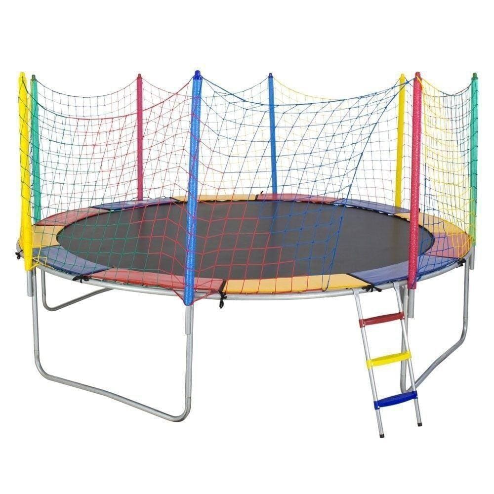 Cama Elástica Pula Pula 4,27m Lona Preta 88 Molas PapiBrink