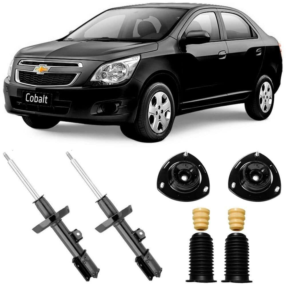 2 Amortecedor Cobalt 2012 A 2015 Dianteiro Nakata E Kit