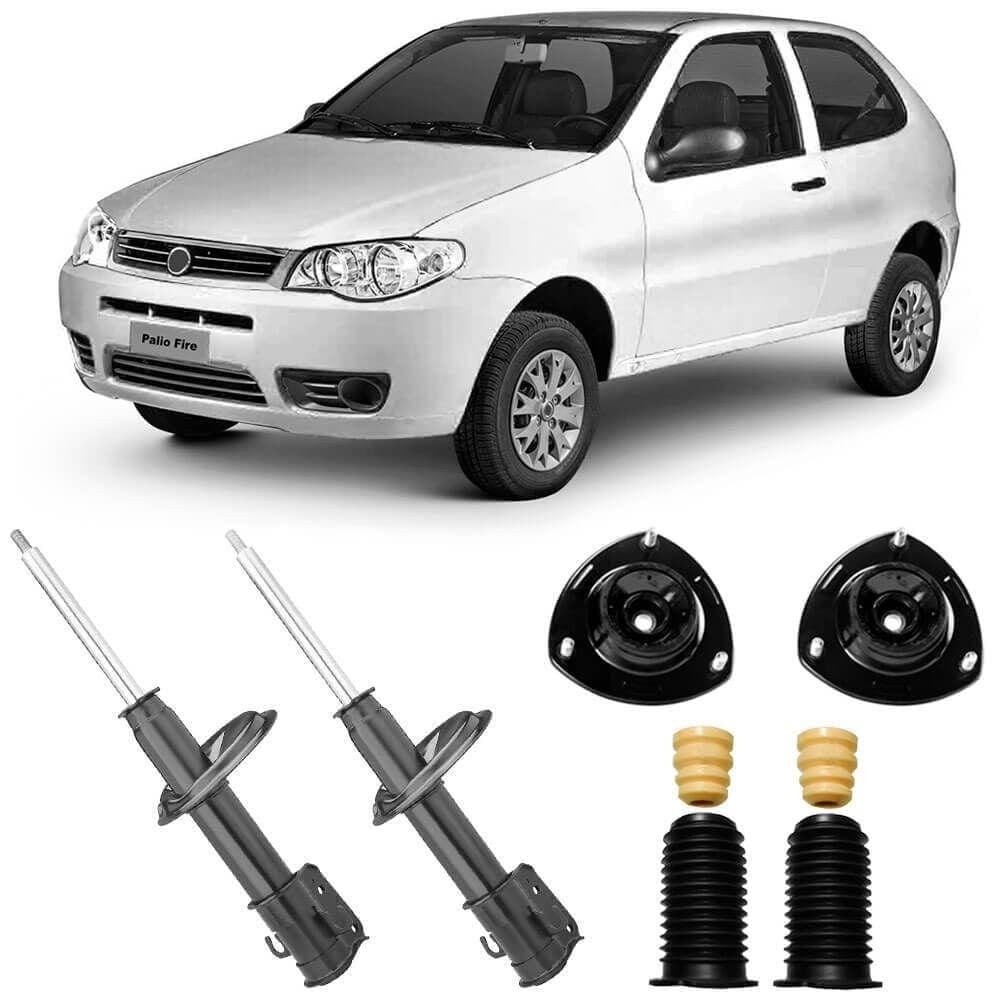 2 Amortecedor Palio 2001 A 2013 Dianteiro Nakata E Kit