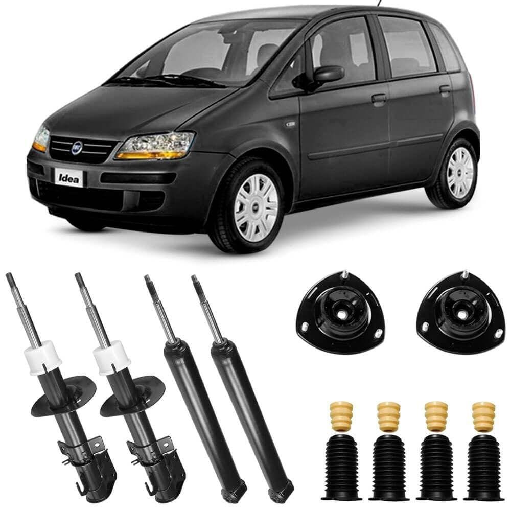 4 Amortecedor Idea Dianteiro Traseiro Nakata E Kit