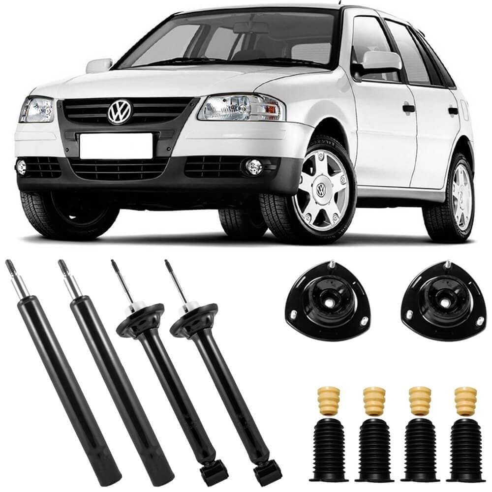 4 Amortecedor Gol G3 G4 Completo + Kit Original Cofap
