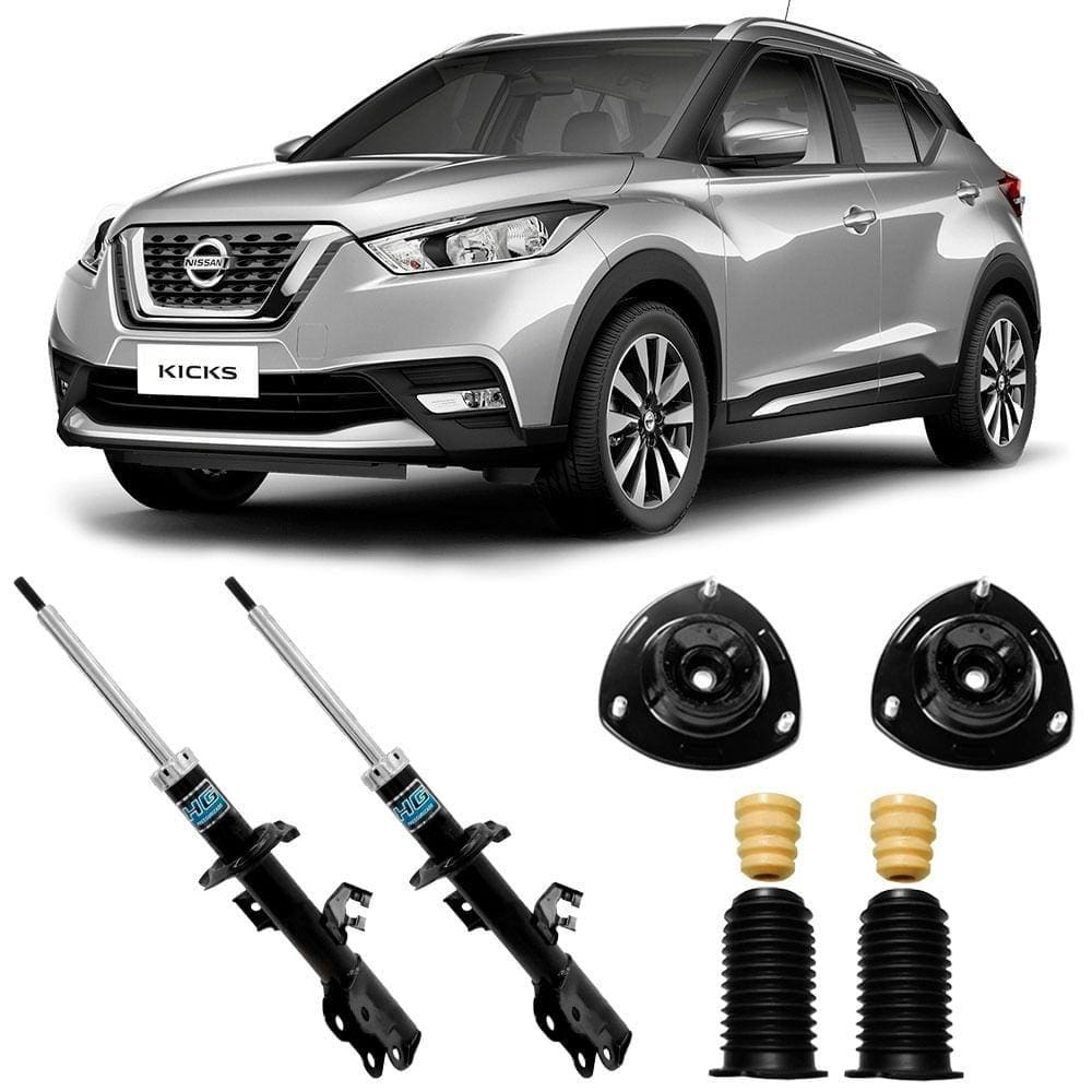 2 Amortecedor Nissan Kicks 2017 A 2018 Diant Nakata E Kit