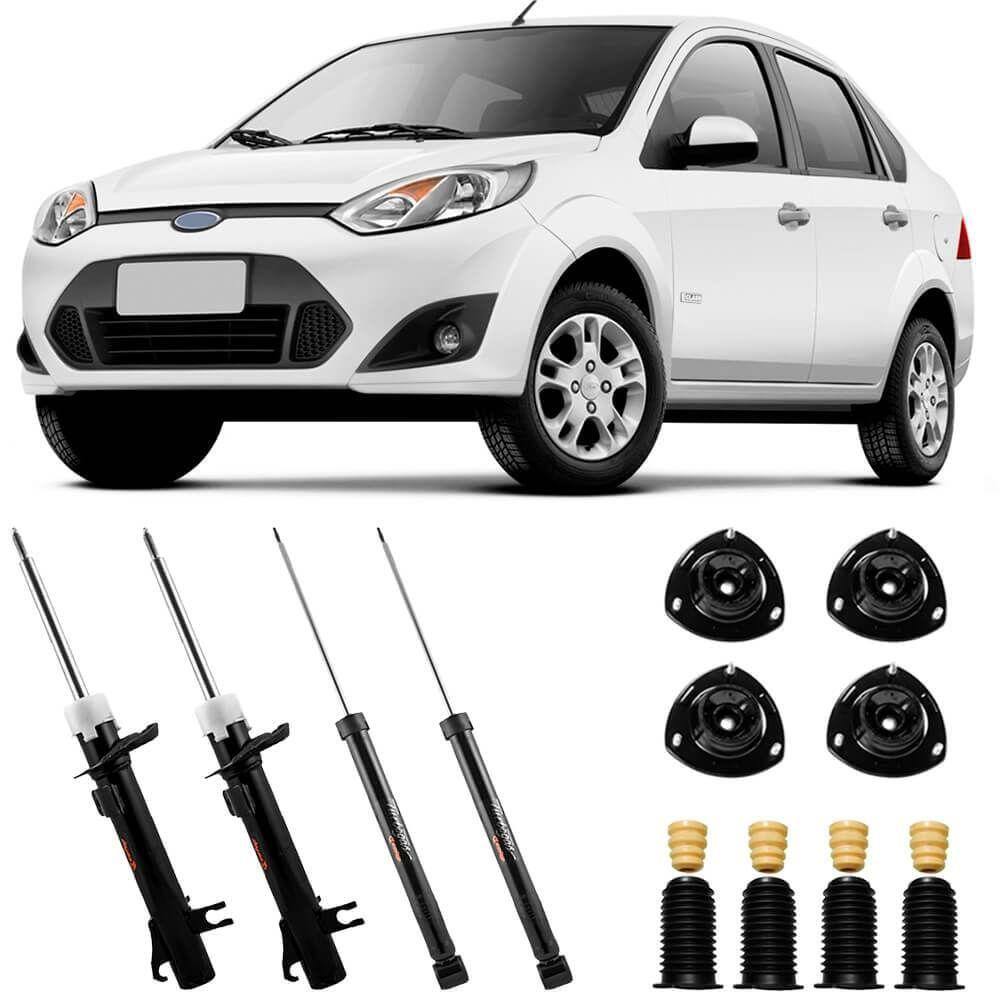 4 Amortecedor Fiesta Sedan 2003 A 2014 Diant Tras Cofap Kit