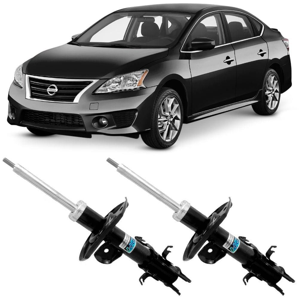 2 Amortecedor Nissan Sentra 13 A 18 Dianteiro Hg41214 Nakata