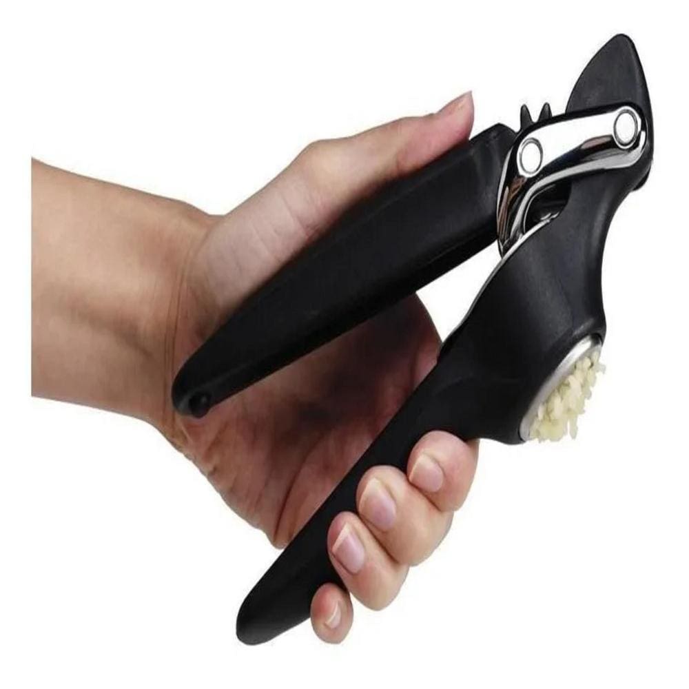 Espremedor de Alho Manual Amassador Cozinha Preto Chef`n