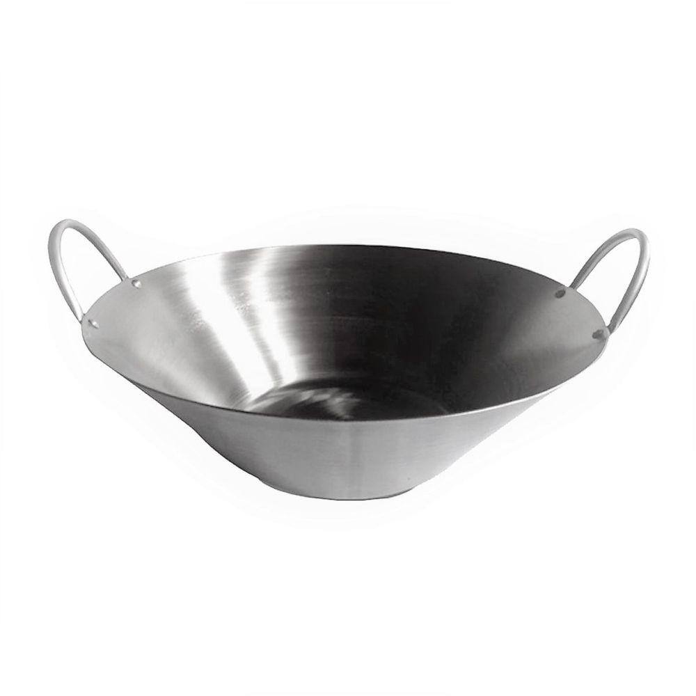 Tacho Aço Inox Beira Alta Chapa 2mm Fritura Cozinha 30cm