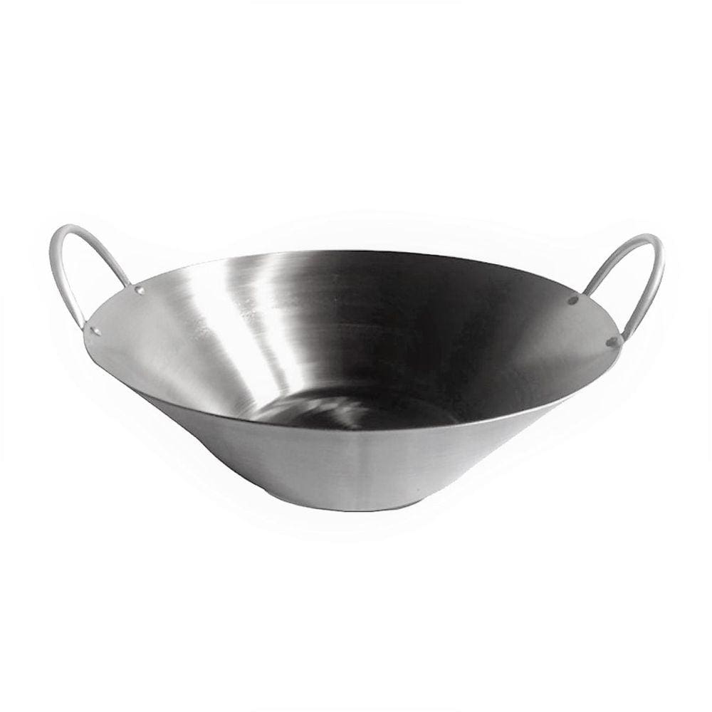 Tacho Aço Inox Beira Alta Chapa 2mm Fritura Cozinha 41cm