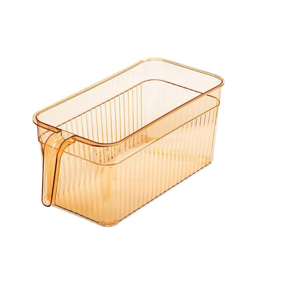 Suporte para Geladeira 28x15cm Acrílico Organizador com Alça