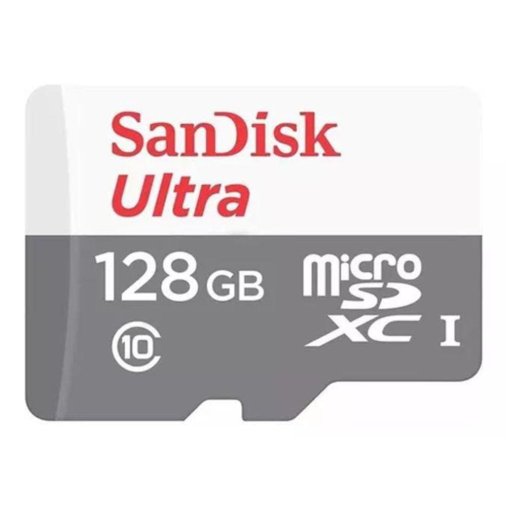 Cartão De Memória Micro Sd Sandisk Ultra 128Gb Sdxc