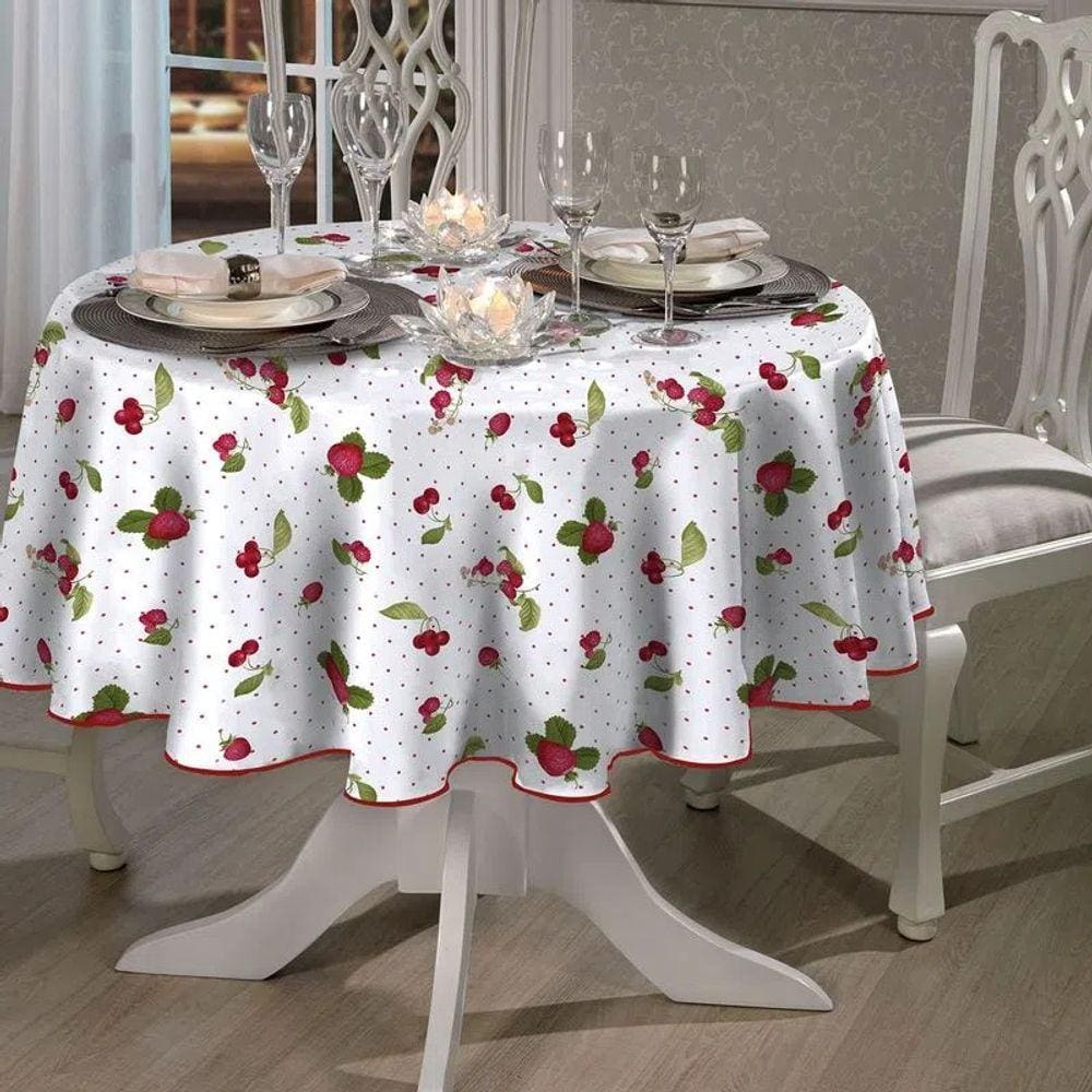 Toalha De Mesa Dohler Clean Redonda 160CM Athenas Iolanda