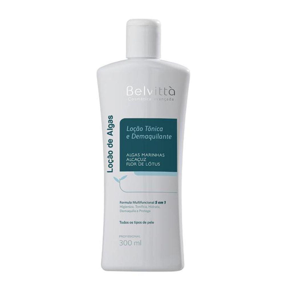 Loção De Algas Tônica E Demaquilante Belvittà 300Ml
