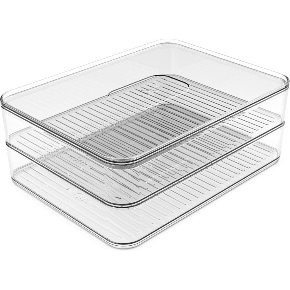 Porta Frios Clear Duplo Natural