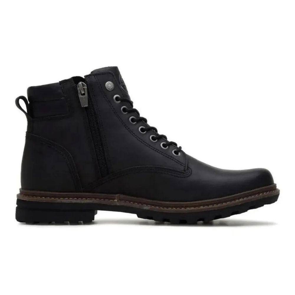 Bota Coturno Casual Masculino Couro FreeWay Django