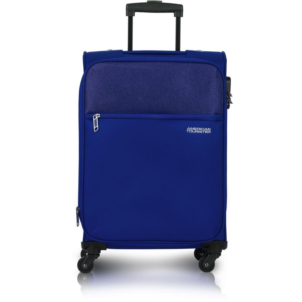 Mala de Bordo Poliester para Viagem American Tourister By Samsonite Frankfurt Cadeado Azul