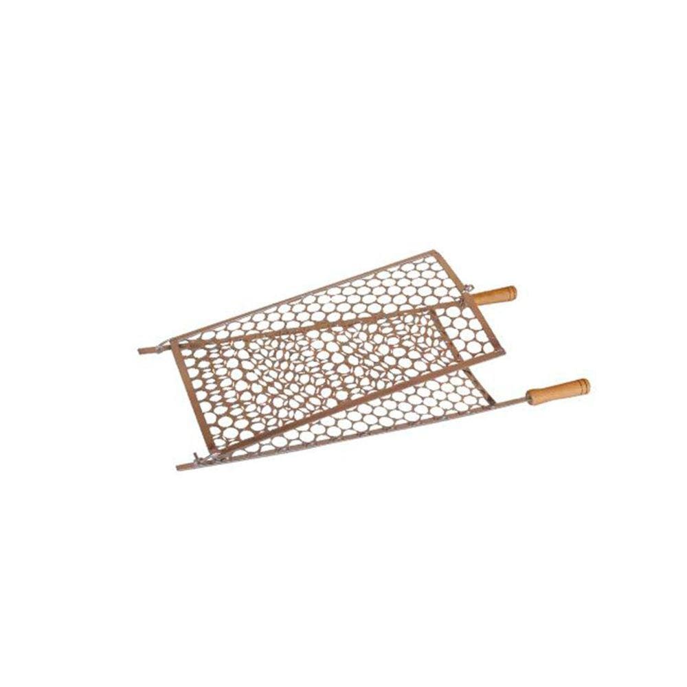 Grelha Dobrável Abaulada em Tela Moeda - 61x26cm