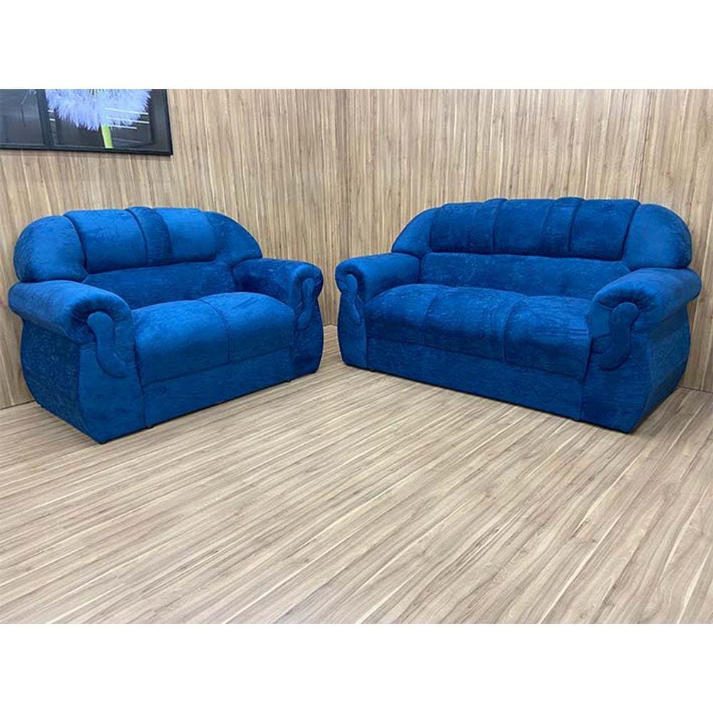 Sofá 2 e 3 Lugares Azul 910 Corsa