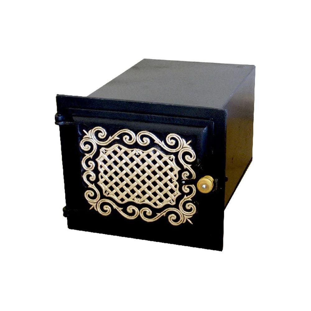Forno Fogão A Lenha Frente Em Alumínio Fundido 50x35x30cm