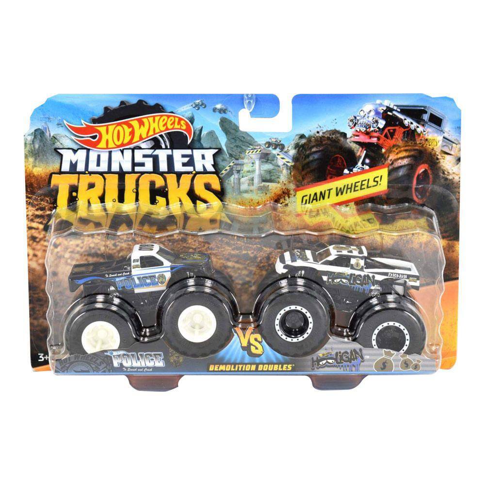 Hot Wheels Pista Monster Trucks Desafio Do Giro - Mattel