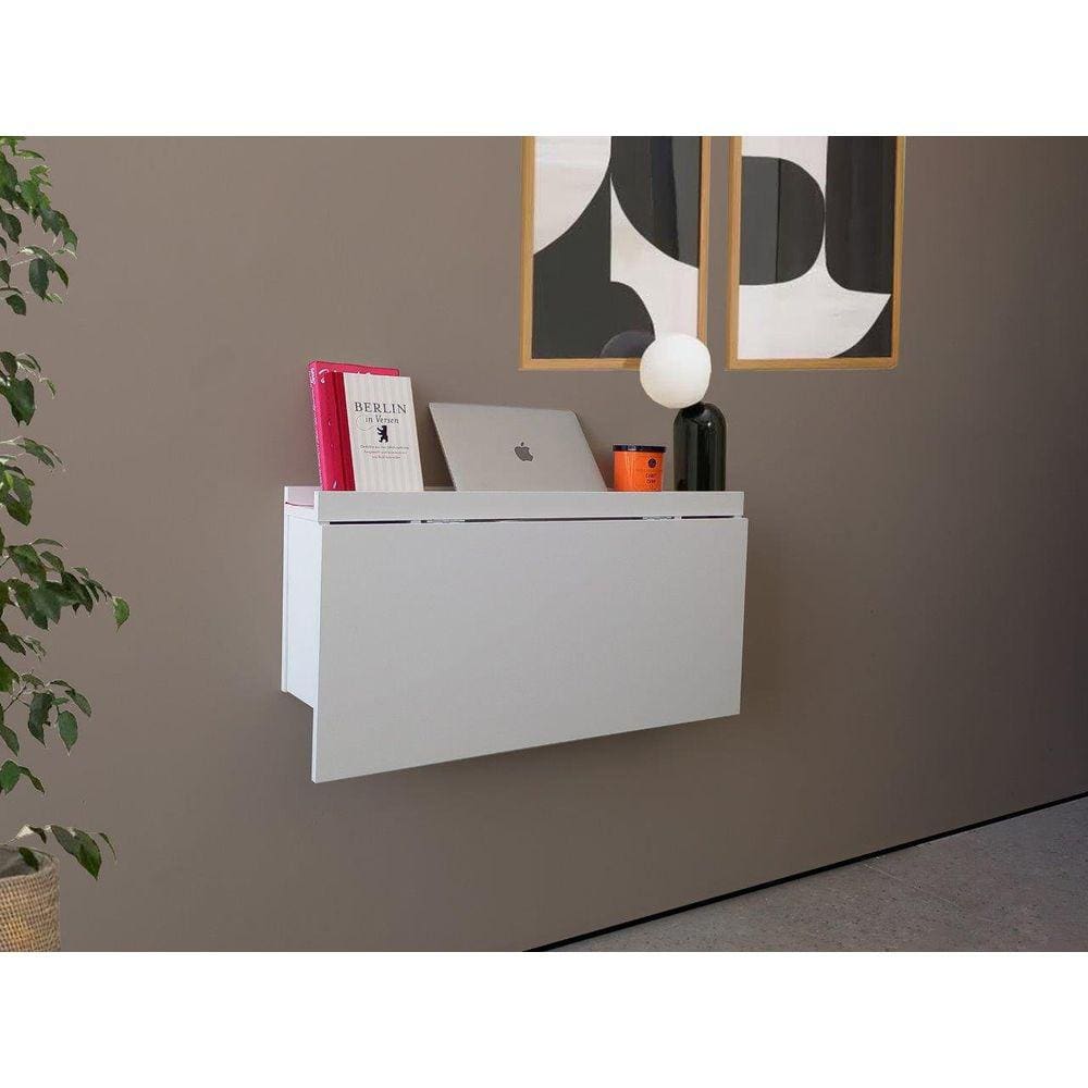 Escrivaninha Suspensa com Nichos Liz -