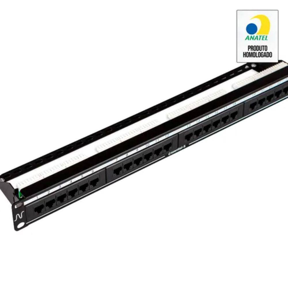 Patch Panel 24 Portas CAT.5E Nexans