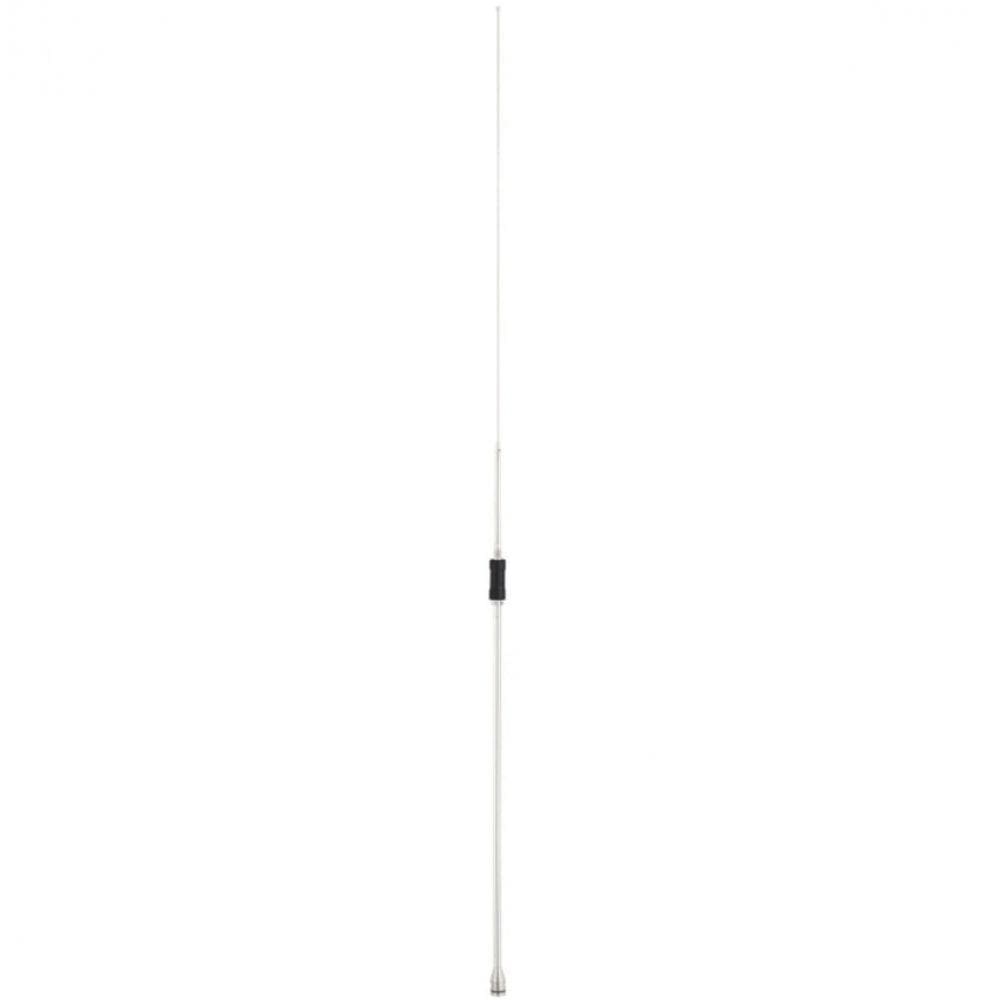 Antena Argentina para Rádio PX Móvel Base Prolongada com Bobina Central em INOX B-2007