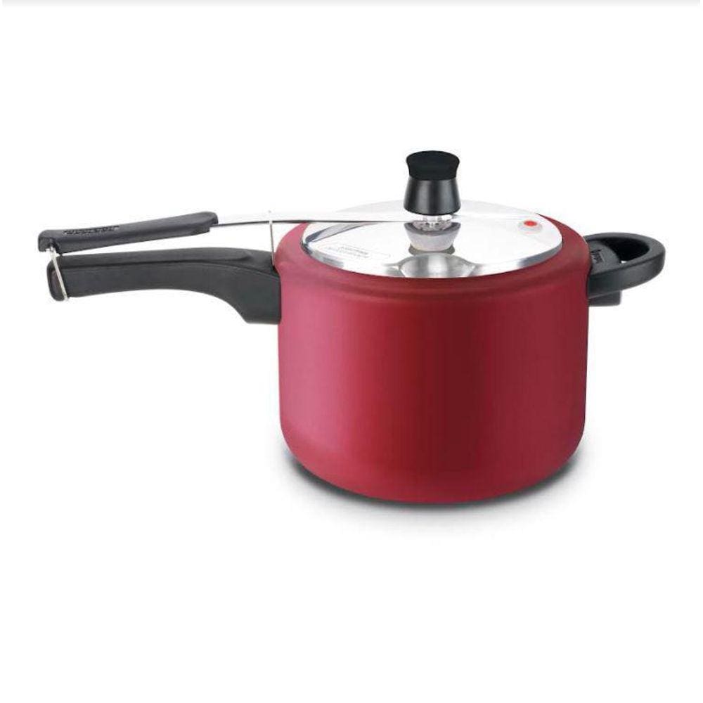 Panela De Pressão Rochedo Turbo 4,5L Vermelha
