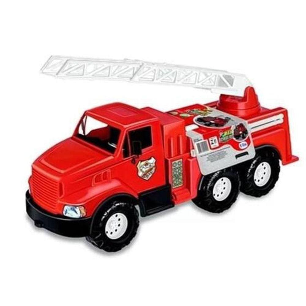 Brinquedo Caminhão Max Bombeiro 77 Cm - Coleção Colosso da Tilin Ref 409