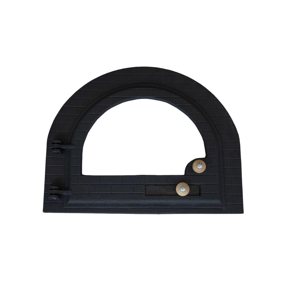 Porta Forno Fogão a Lenha Pizza Ferro e Vidro Igloo 52x42cm