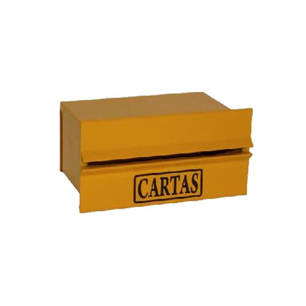 Caixa Correio Popular Amarela de Muro Cartas Casa Condomínio