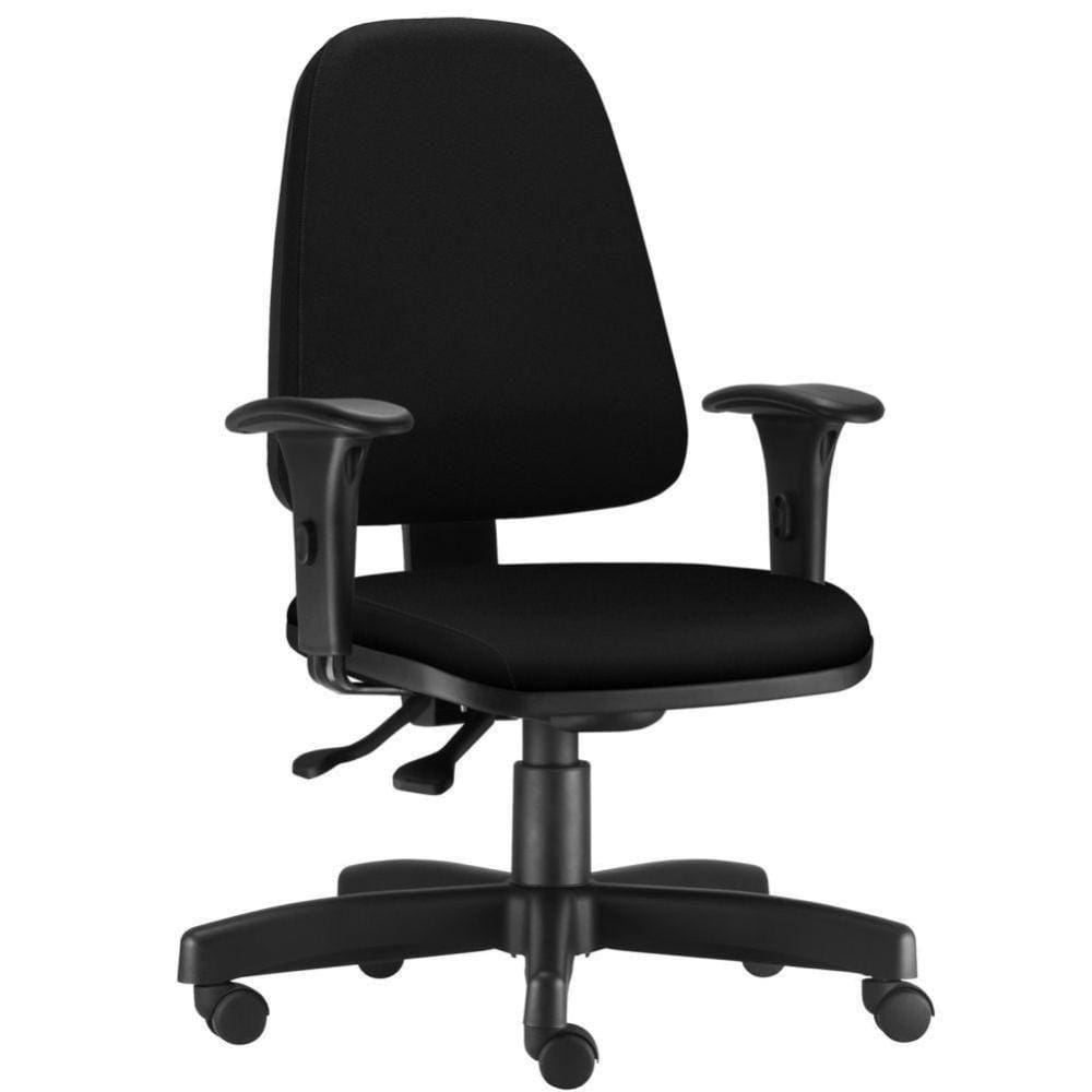 Cadeira Giratória Sky L02 Diretor Executiva Crepe Preto