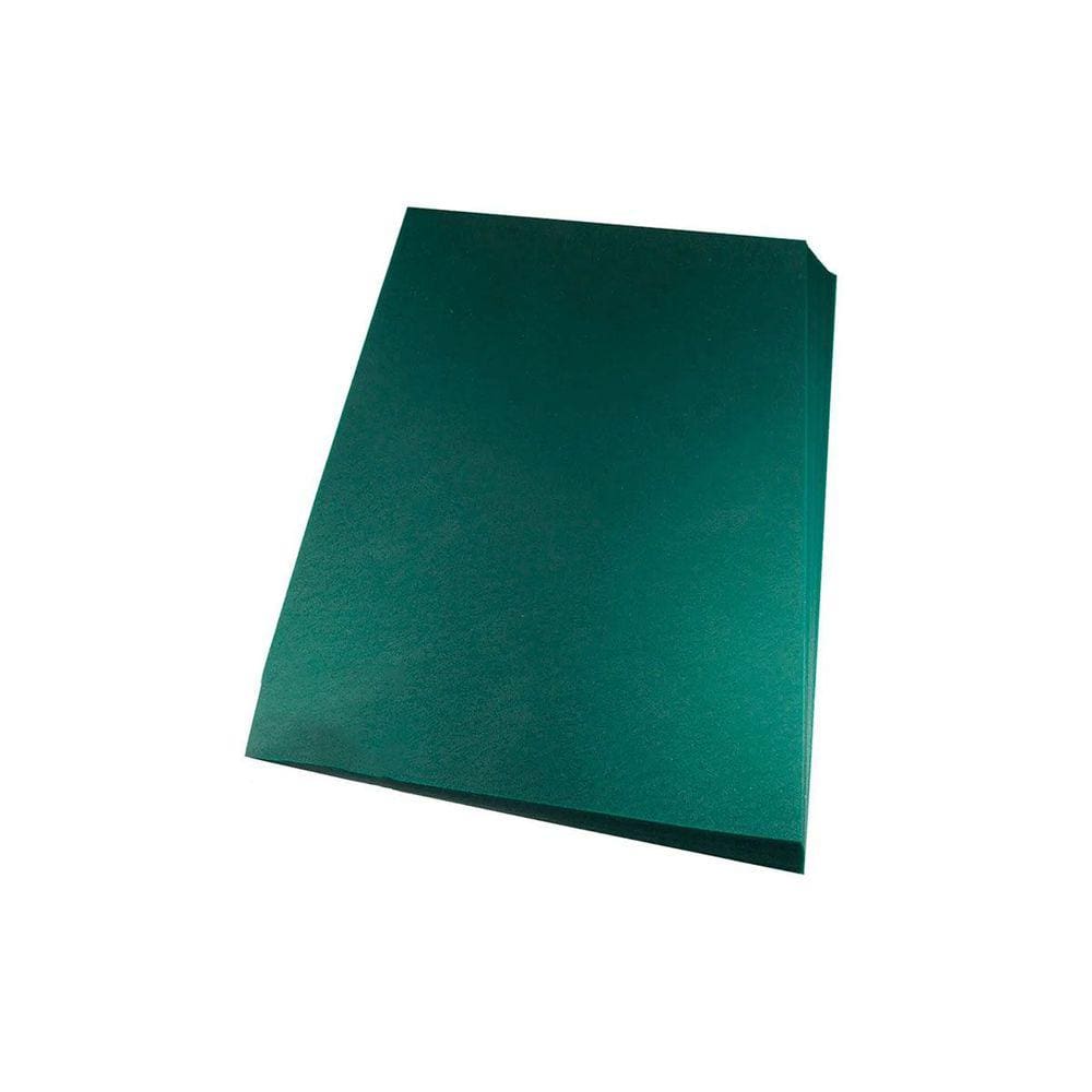 Capa para encadernação A4 Verde PP Couro 0,30mm 100un