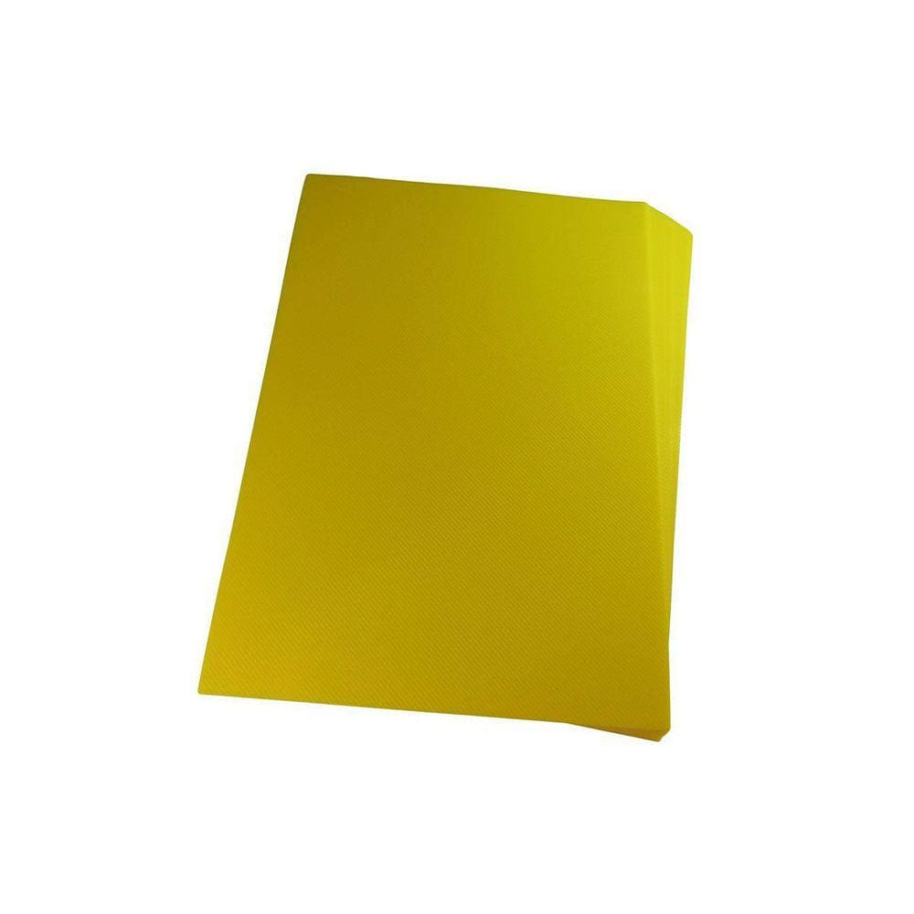 Capa para encadernação Ofício Amarela PP Line 0,30mm 100un
