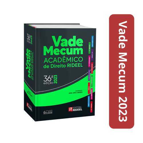 Vade Mecum Acadêmico de Direito Rideel 2023 + Planner de Estudos