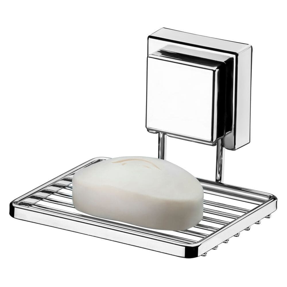 Saboneteira Com Ventosas Cromado Future