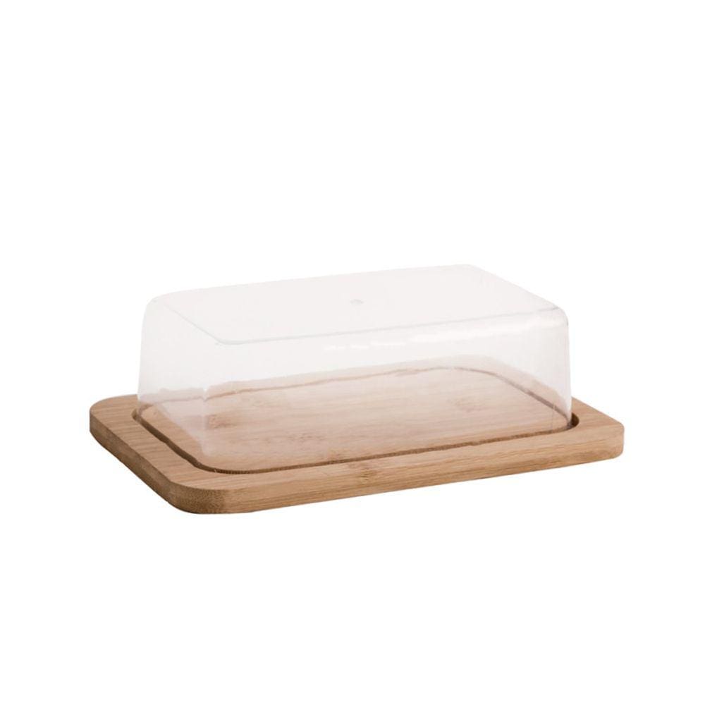 Manteigueira Em Bambu Ecokitchen 19,6x13,4cm Mimo Style