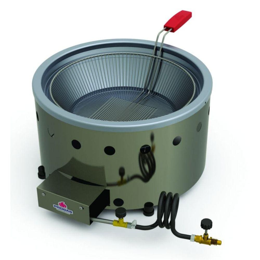 Fritadeira A Gás 7 litros tacho alum. Grd Pr70G - Progas