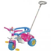 Moto Motoca Triciclo Infantil Tico Tico Velo Toys c/ Empurrador c