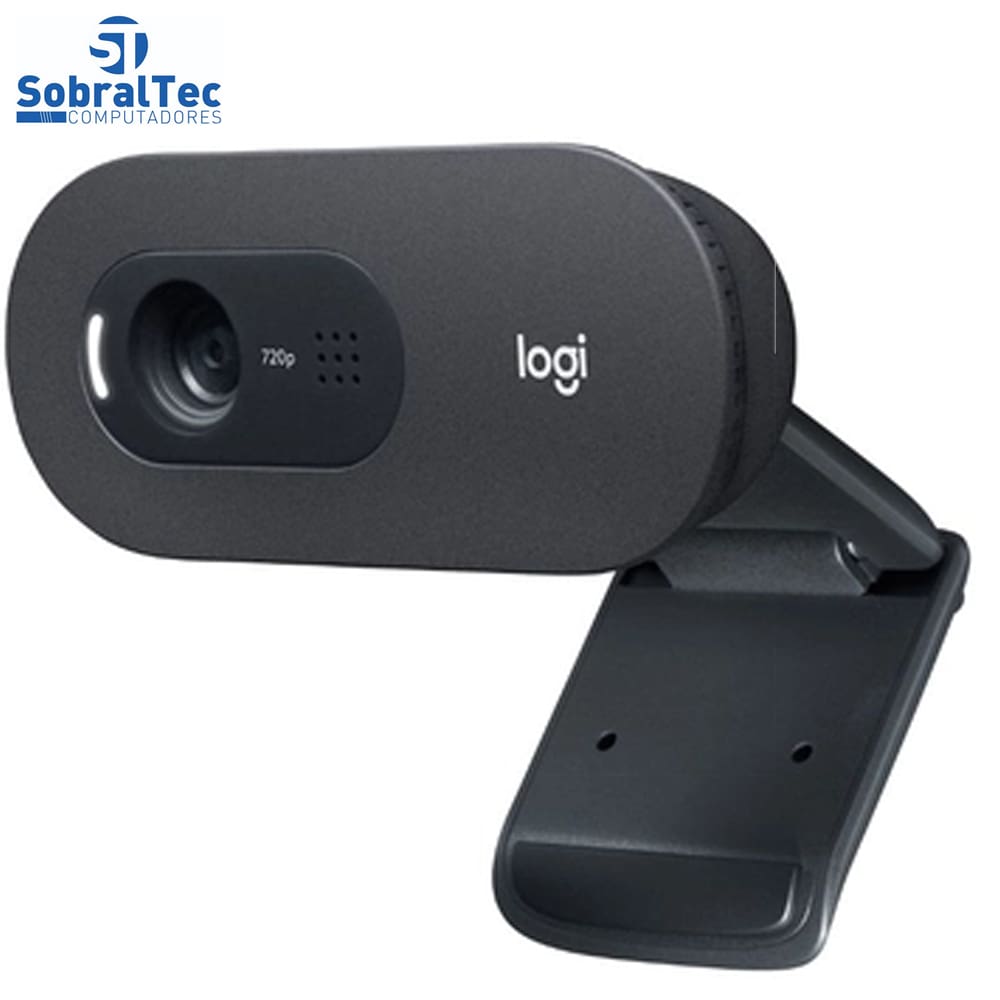 Webcam Hd Logitech C505 Hd 720P 960-001363 Preto