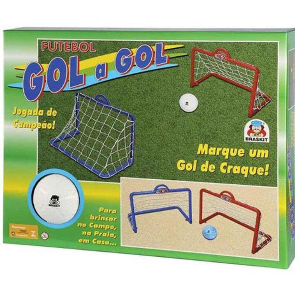 Mini Trave de Futebol Infantil - Gol a Gol - Braskit Ref 520-C