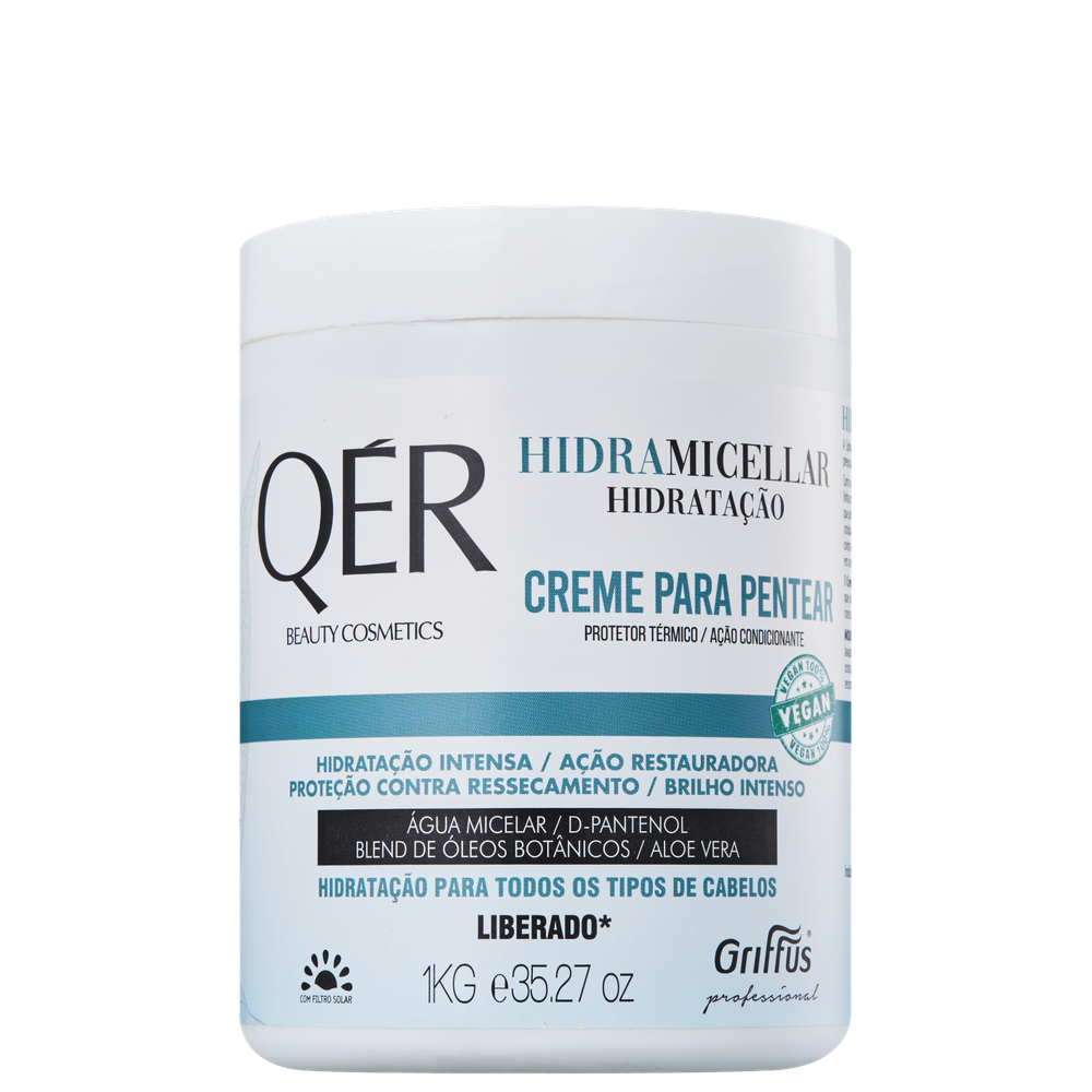 Griffus QÉR Beauty Cosmetics Hidramicellar - Creme para Pentear 1kg