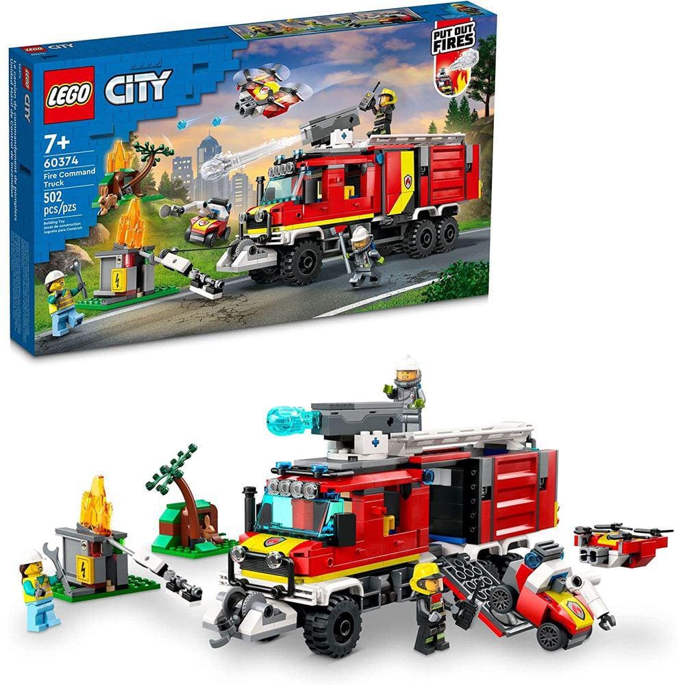 LEGO City - Caminhão de Comando dos Bombeiros 60374