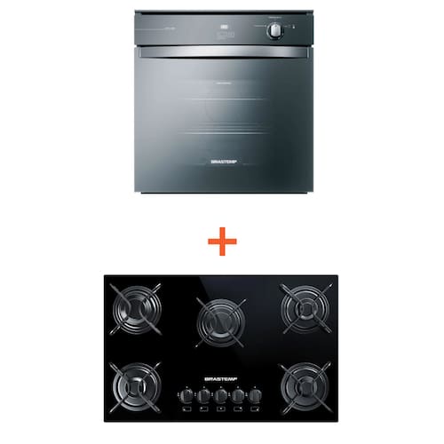 Combo Cooktop 5 bocas Brastemp + Forno de Embutir a Gás Brastemp (BDD75AE + BOA84AR) BDD7_BOA8AR_CJ Menor preço em Combo Cooktop 5 bocas Brastemp + Forno de Embutir a Gás Brastemp (BDD75AE + BOA84AR) BDD7_BOA8AR_CJ