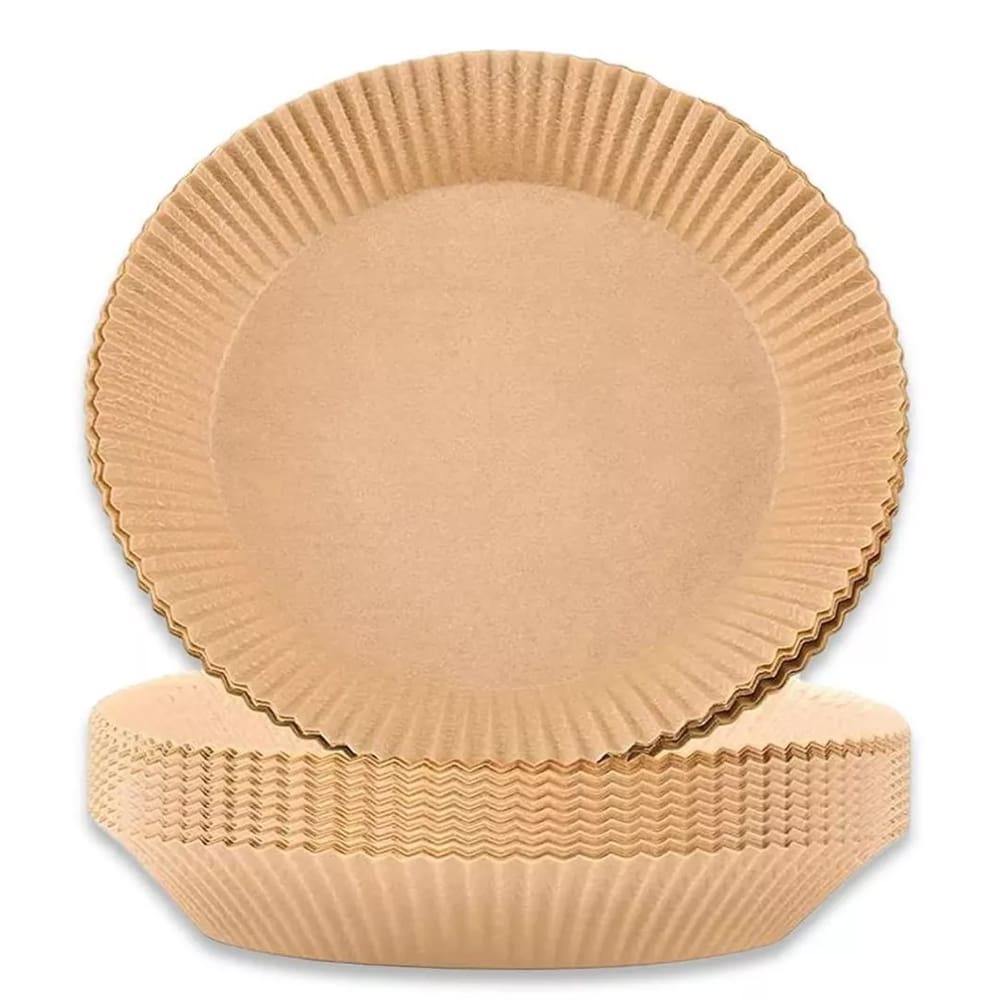Forma de Papel 19cm para Air Fryer Descartável Antiaderente 50 Unidades
