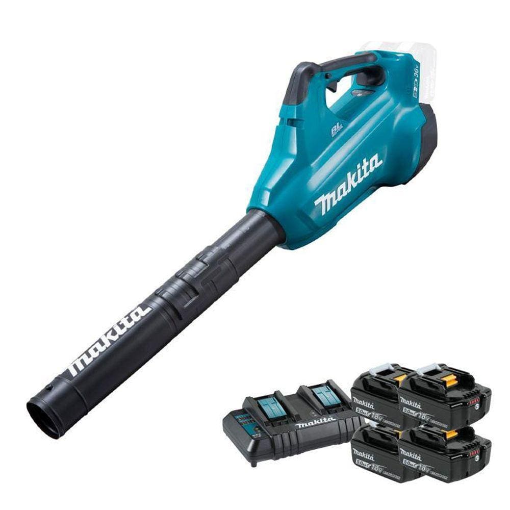 Soprador Folhas A Bateria 36V Makita Dub362Z + 4 Baterias