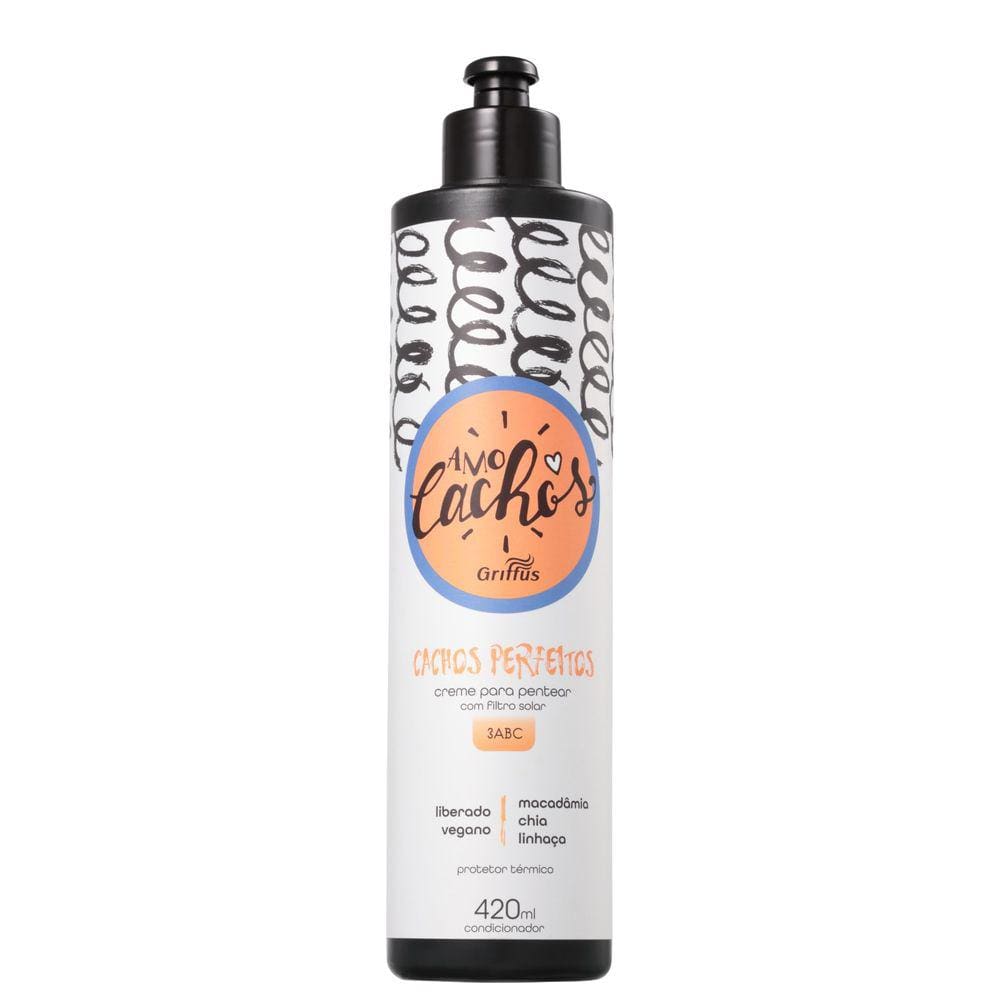Griffus Amo Cachos Perfeitos - Creme De Pentear 420ml Blz