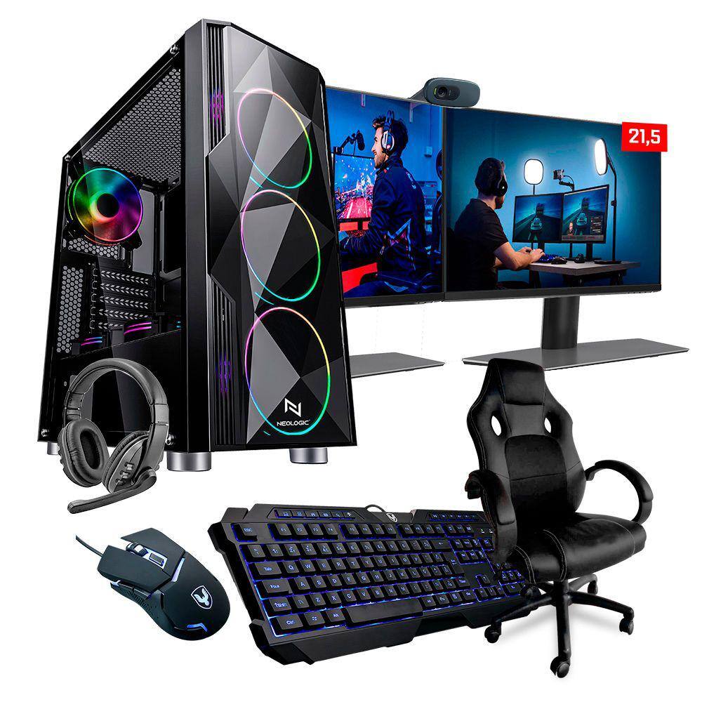 Computador Gamer I5 16gb Ssd 240gb+ Kit Gamer + Monitor