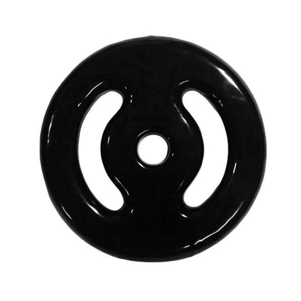 Par de Anilha Emborrachada 4kg Vazada